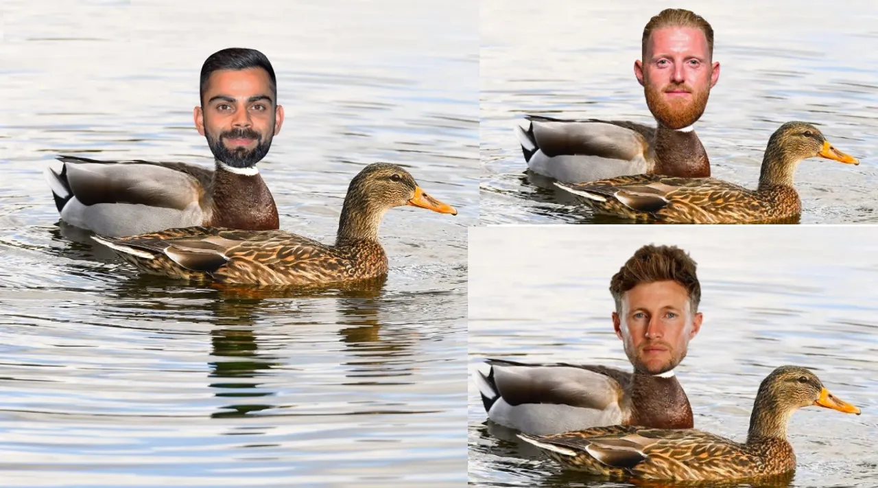 Barmy Army TROLLS Virat Kohli and Bharat Army reply  VIRAL Duck Meme IND v ENG CWC 2023 