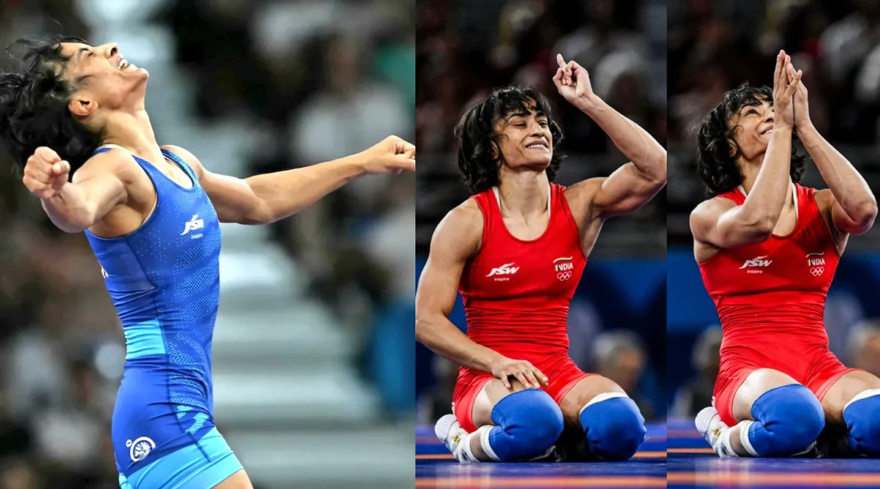 Vinesh creates history, first ever female wrestler in Oly final