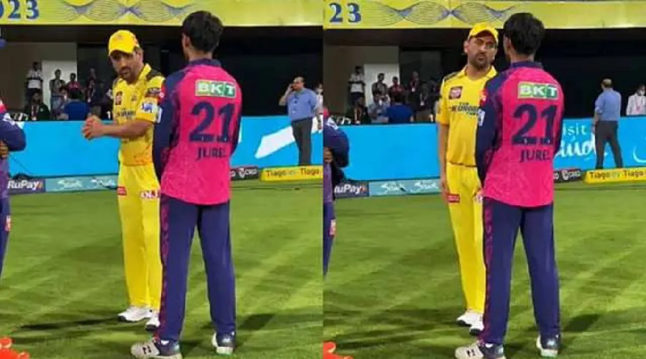 Dhruv Jurel Recalls His First Interaction With MS Dhoni Tamil News 