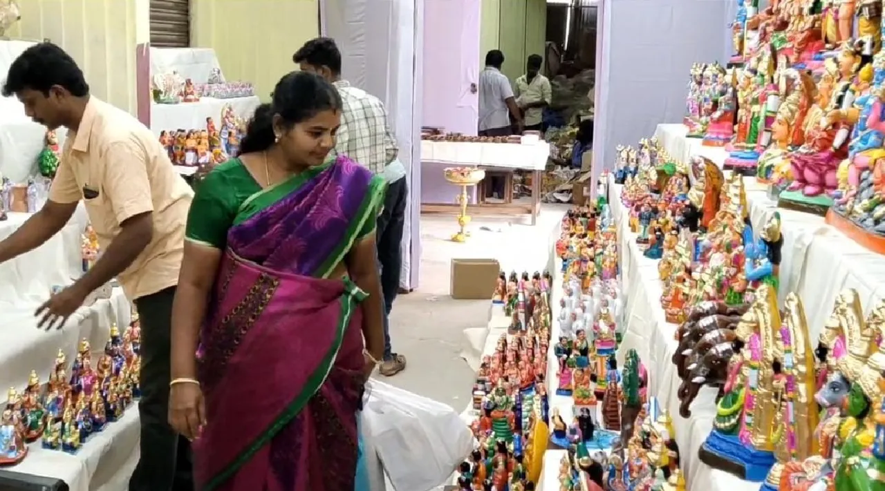 Navarathri golu dolls sale Expo in Coimbatore