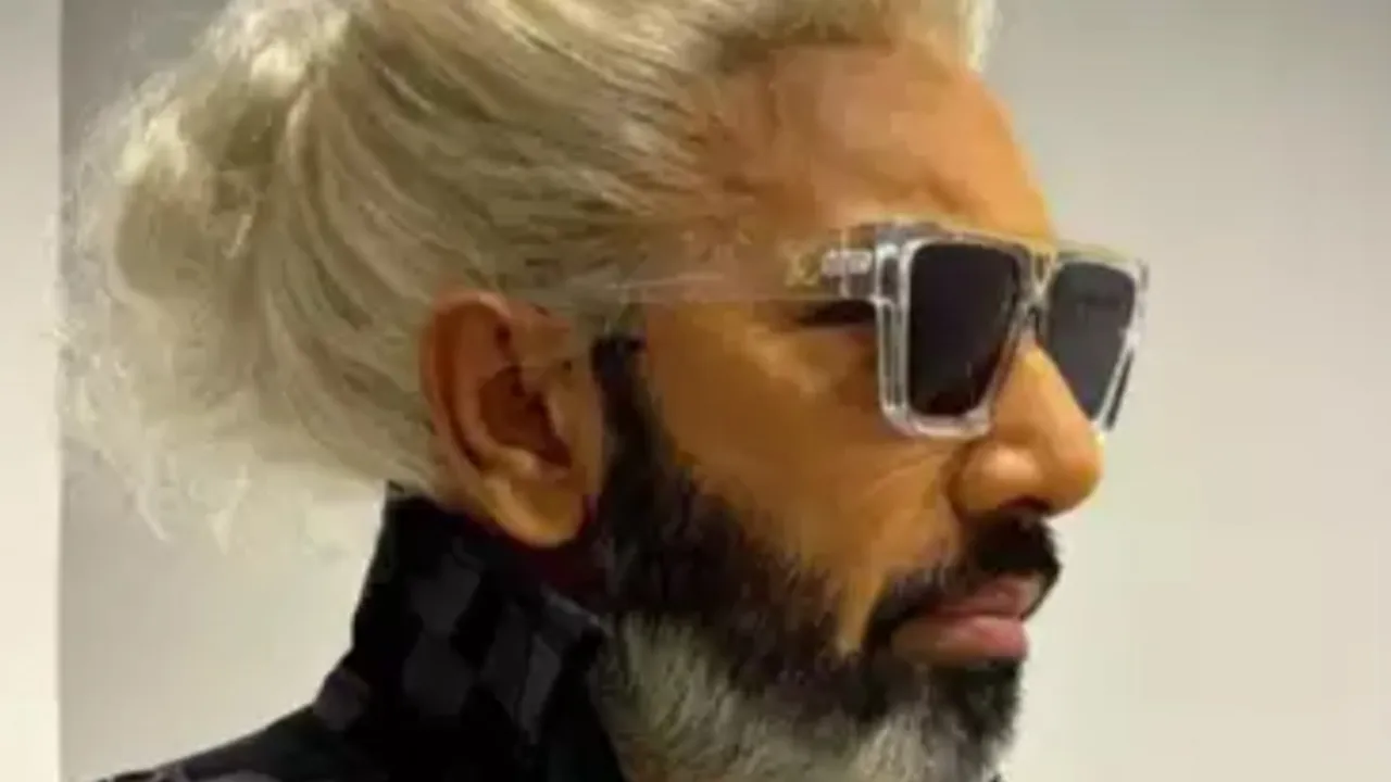 Actor Sathyarajs new look is going viral