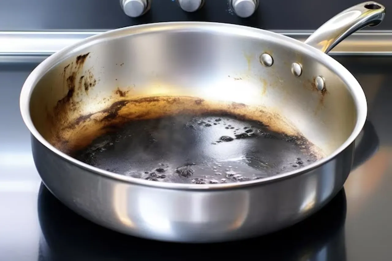 burnt pan
