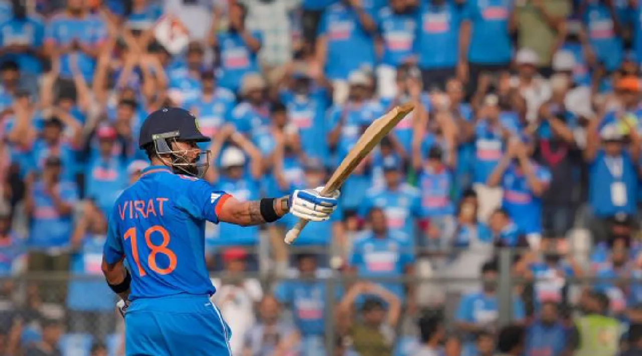 Virat Kohli breaks Sachin Tendulkar record in IND vs NZ CWC 2023 Tamil News 