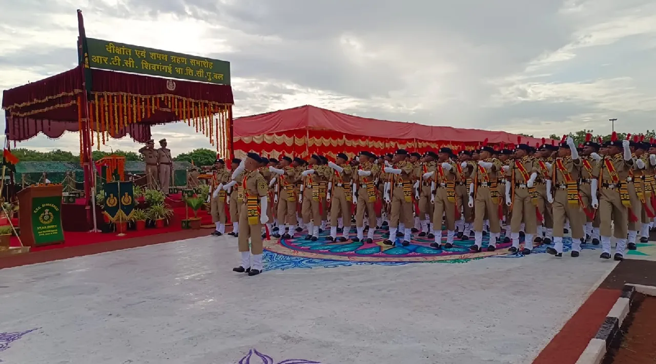 Sivaganga 1084 candidates pass out Indo Tibetan Border Police ITBP training centre Tamil News 