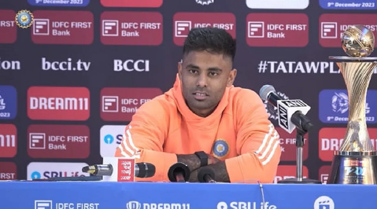 Suryakumar Yadav stunned by record low Attendance For Press Conference Tamil News 