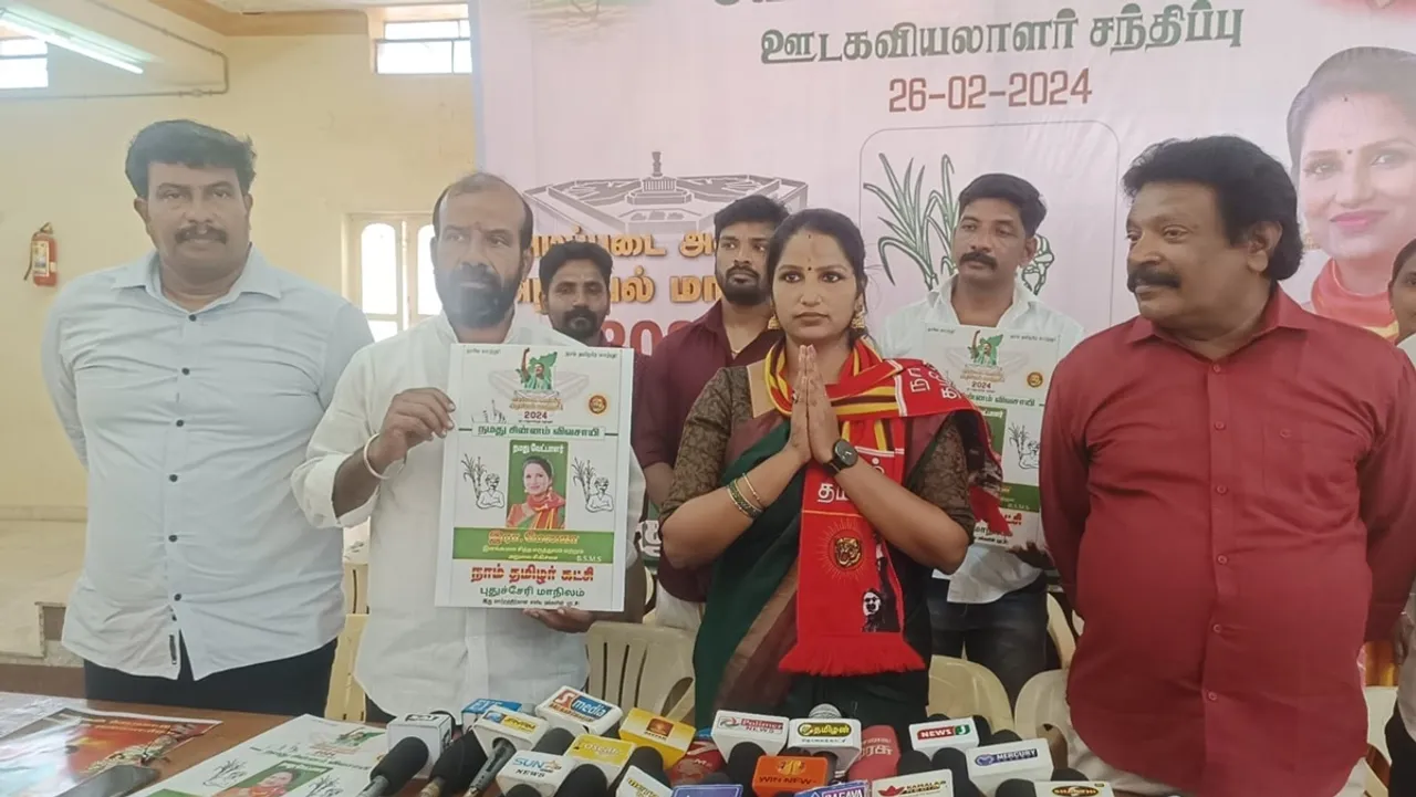 Dr Maneka is contesting from Puducherry Lok Sabha constituency on behalf of Naam Tamilar Party