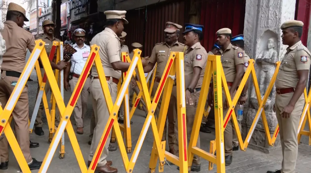 pm modi visit madurai - police 