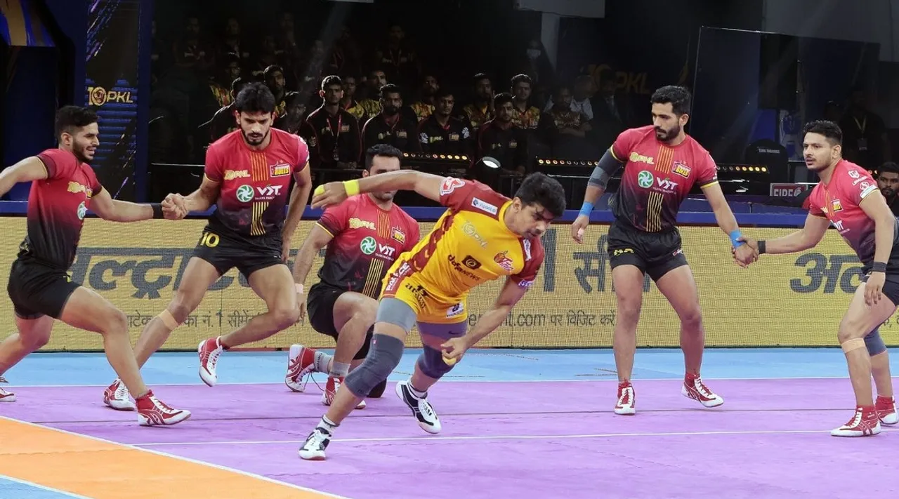  Telugu Titans vs Bengaluru Bulls and Patna Pirates vs UP Yoddhas PKL Season 10 match updates in Tamil