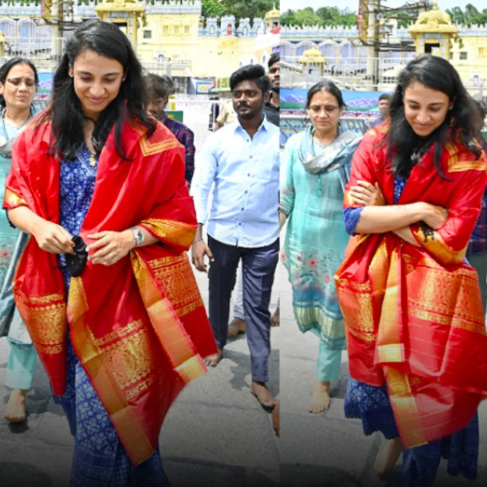 Smriti Mandhana Tirupati recents photos Tamil News 