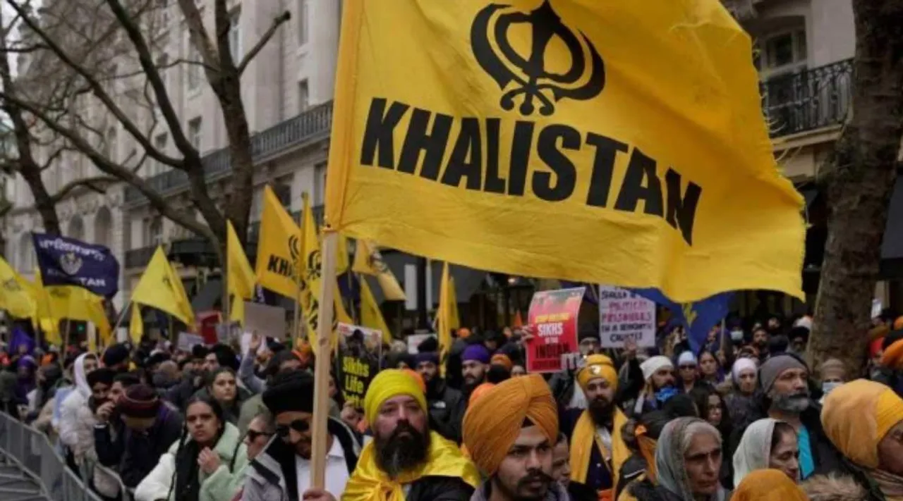 A Khlistan protest