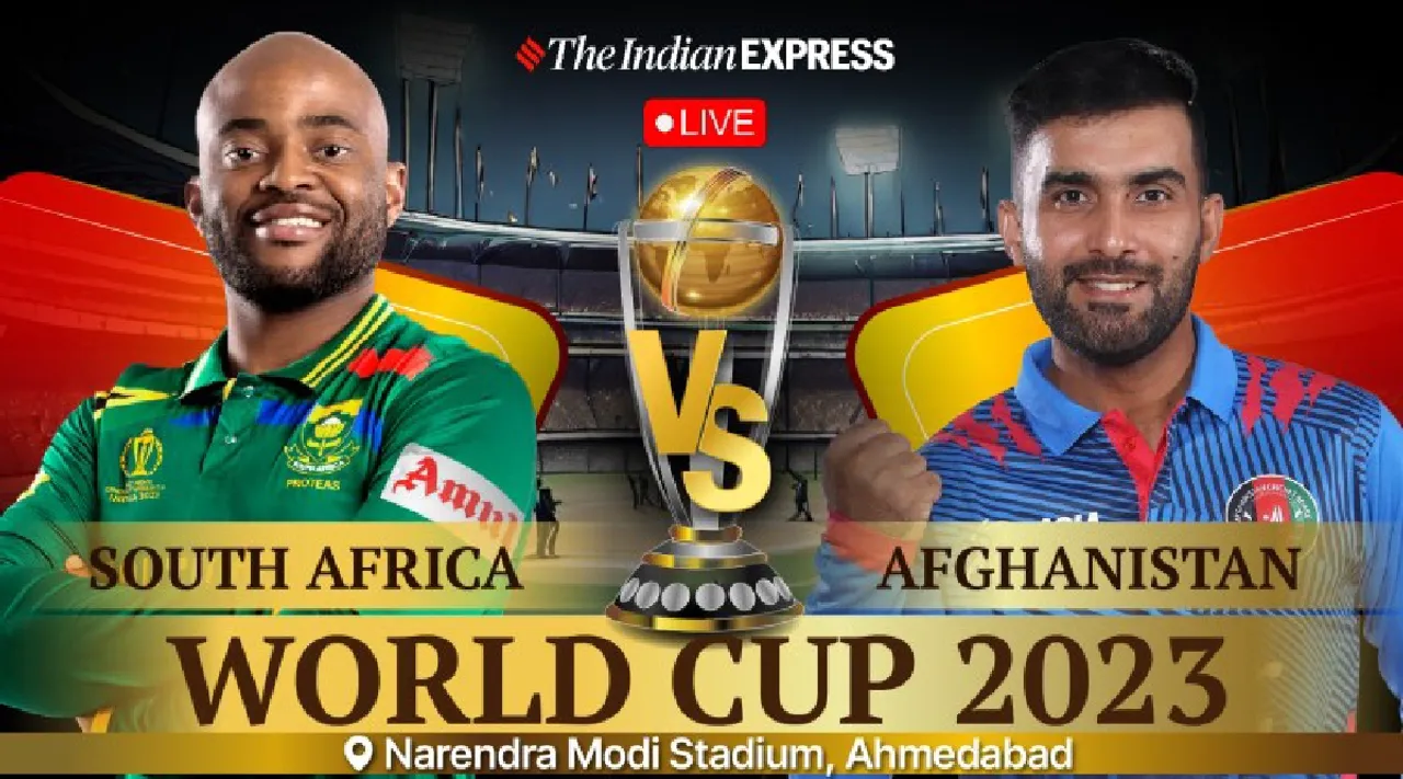 South Africa vs Afghanistan Live Score updates World Cup 2023 Ahmedabad in tamil 