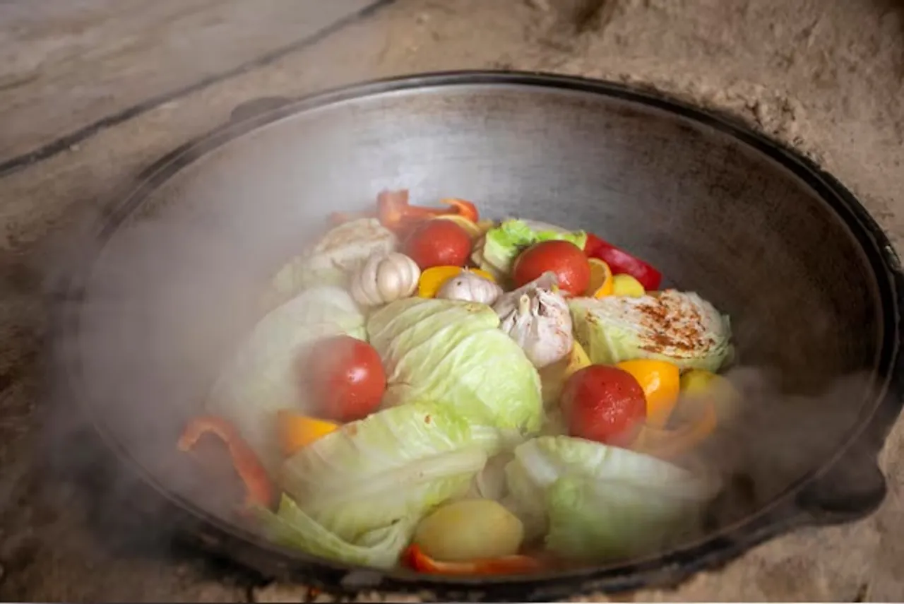 cook vegetable