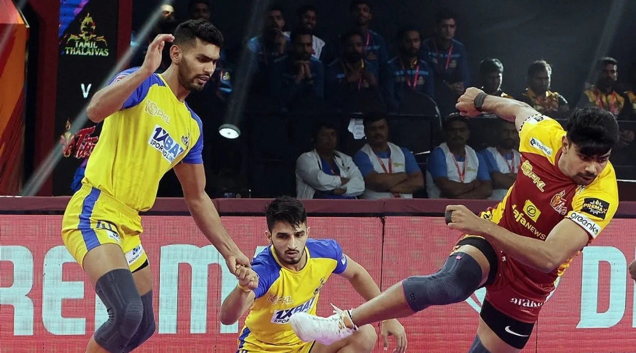  Telugu Titans vs Tamil Thalaivas and Haryana Steelers vs Dabang Delhi KC Pro Kabaddi League Season 10 match updates in tamil 