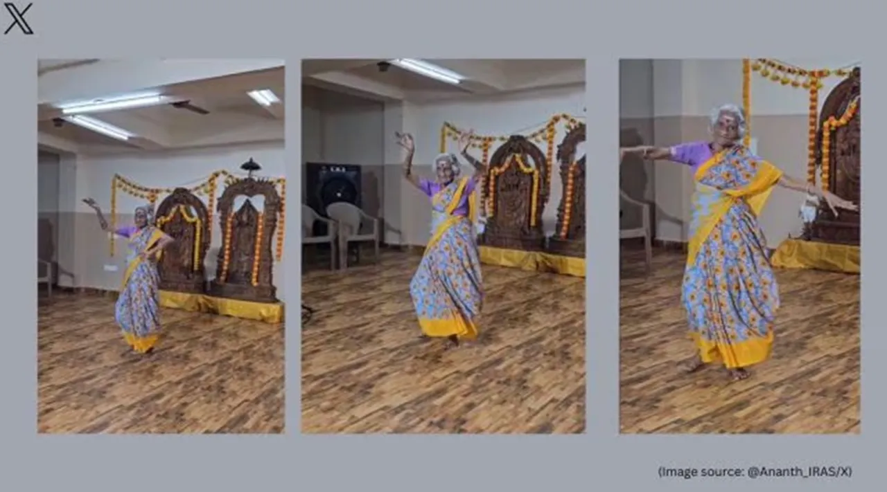 old woman dance