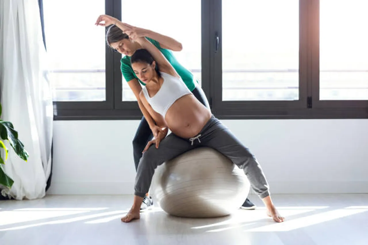 pregnant workout