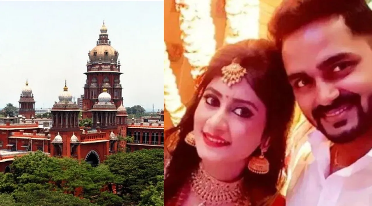 Madras HighCourt order condition bail to DMK MLA Karunanithi son and daughter in law Tamil News 