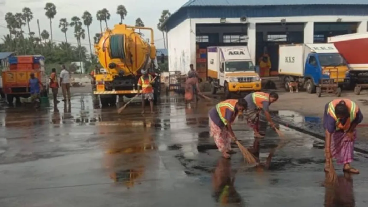 Trichy sweeping