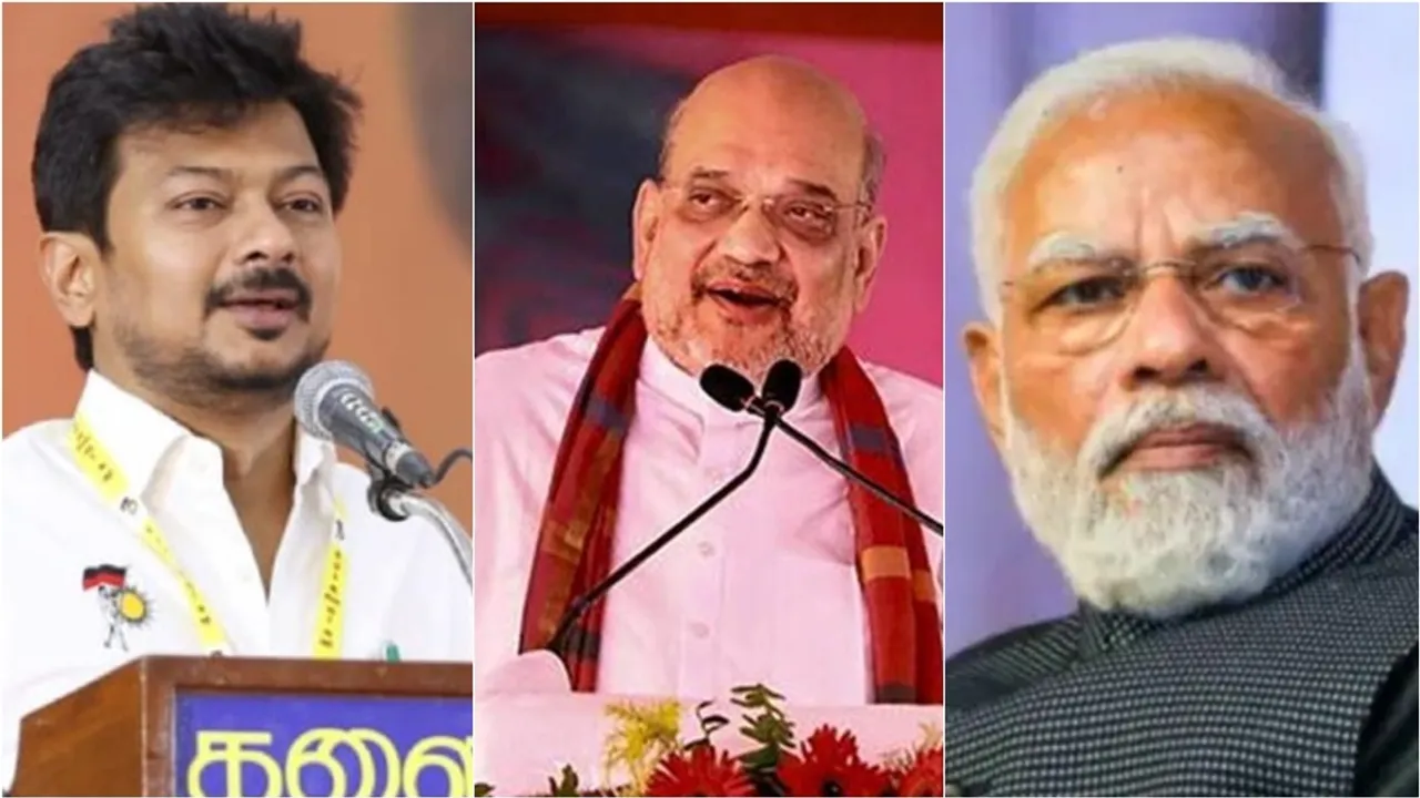 Udhayanidhi amit shah modi