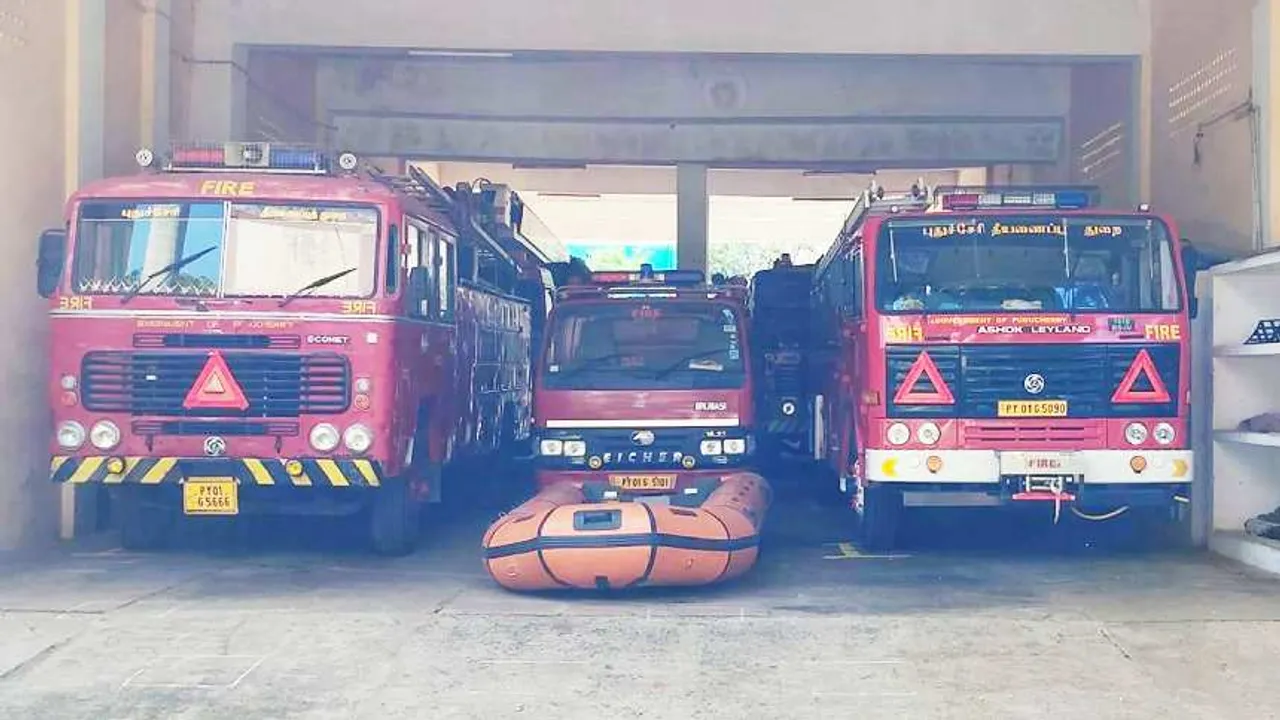 Puducherry fire