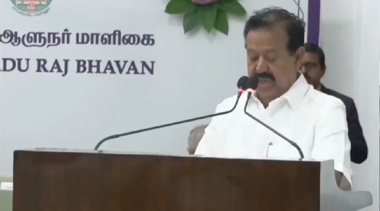 K Ponmudy DMK sworn as Minister by TN Governor RN Ravi CM MK Stalin day after Supreme Court rap Tamil News 