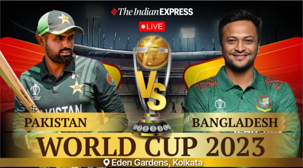 Pakistan vs Bangladesh Live Score updates World Cup 2023  Kolkata in tamil 