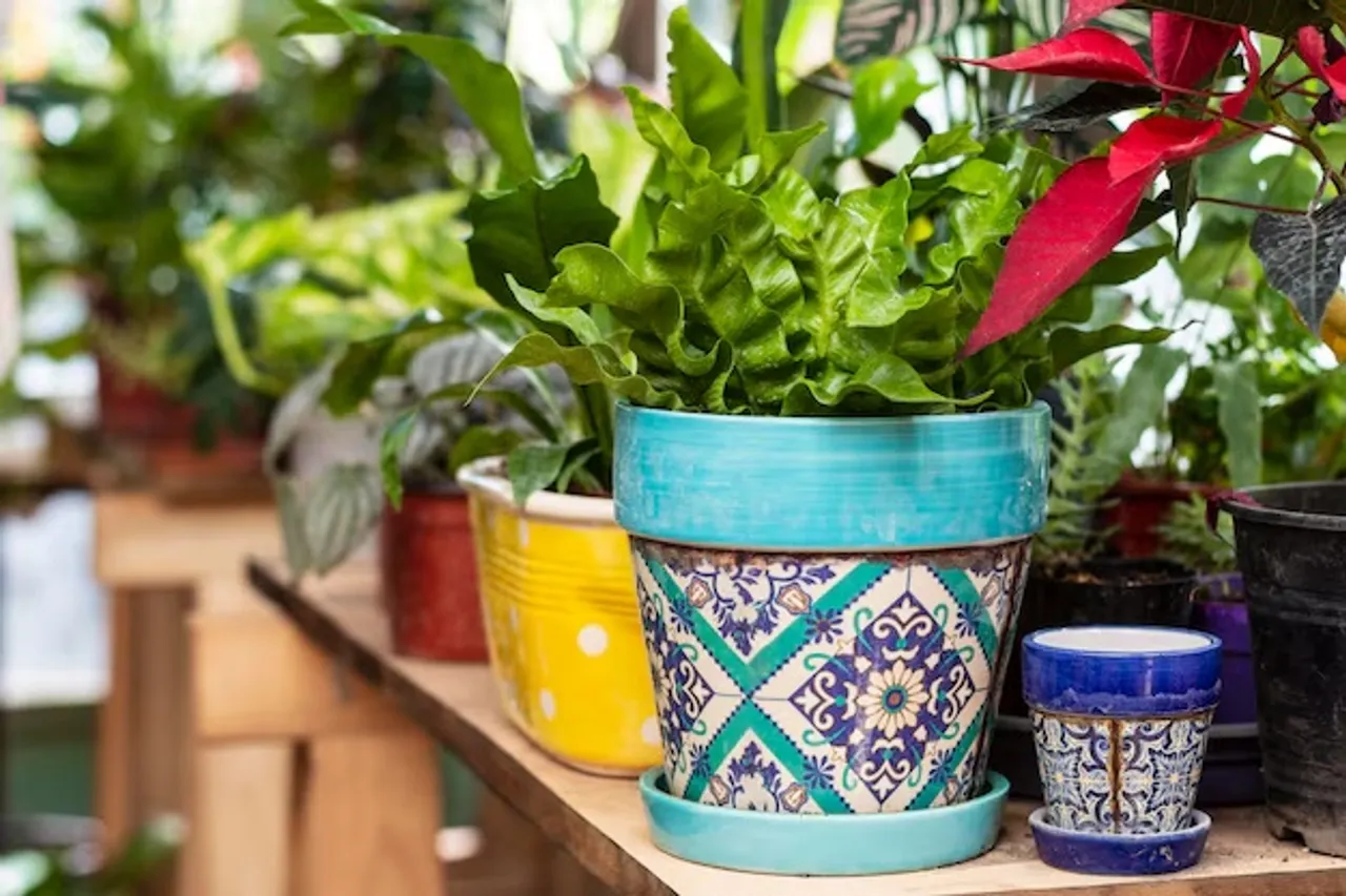 garden pots freepik