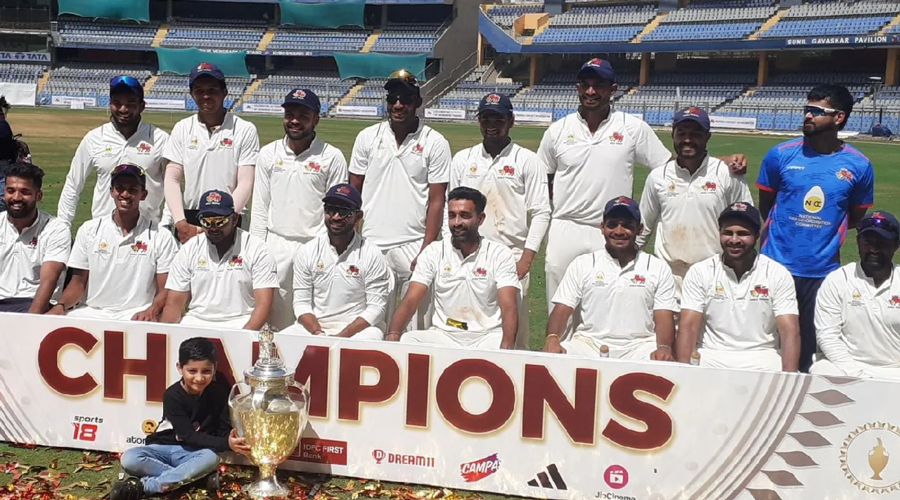 Mumbai win 15th Irani Cup 27 years after last title triumph Tamil News 