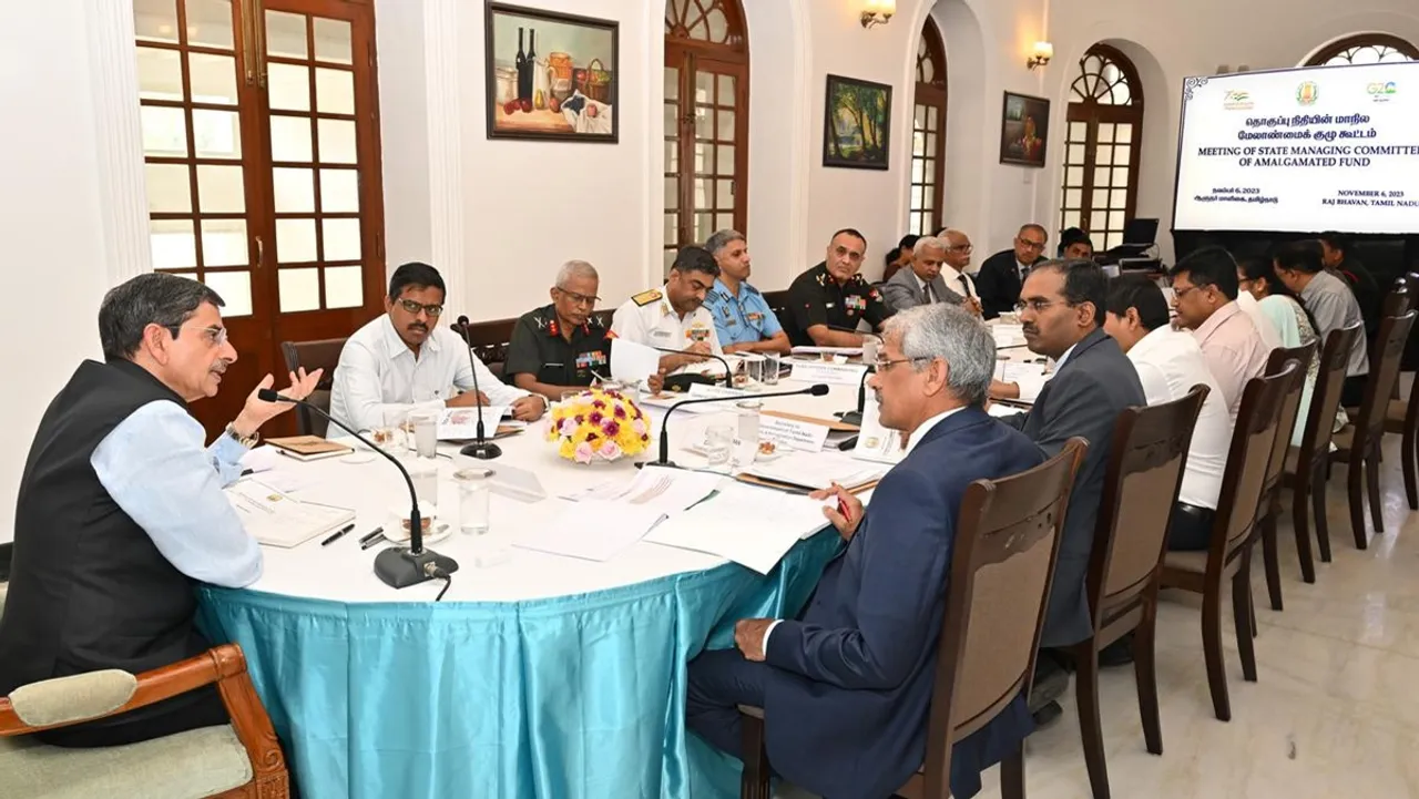  R N Ravi discuss management of ex-servicemen fund