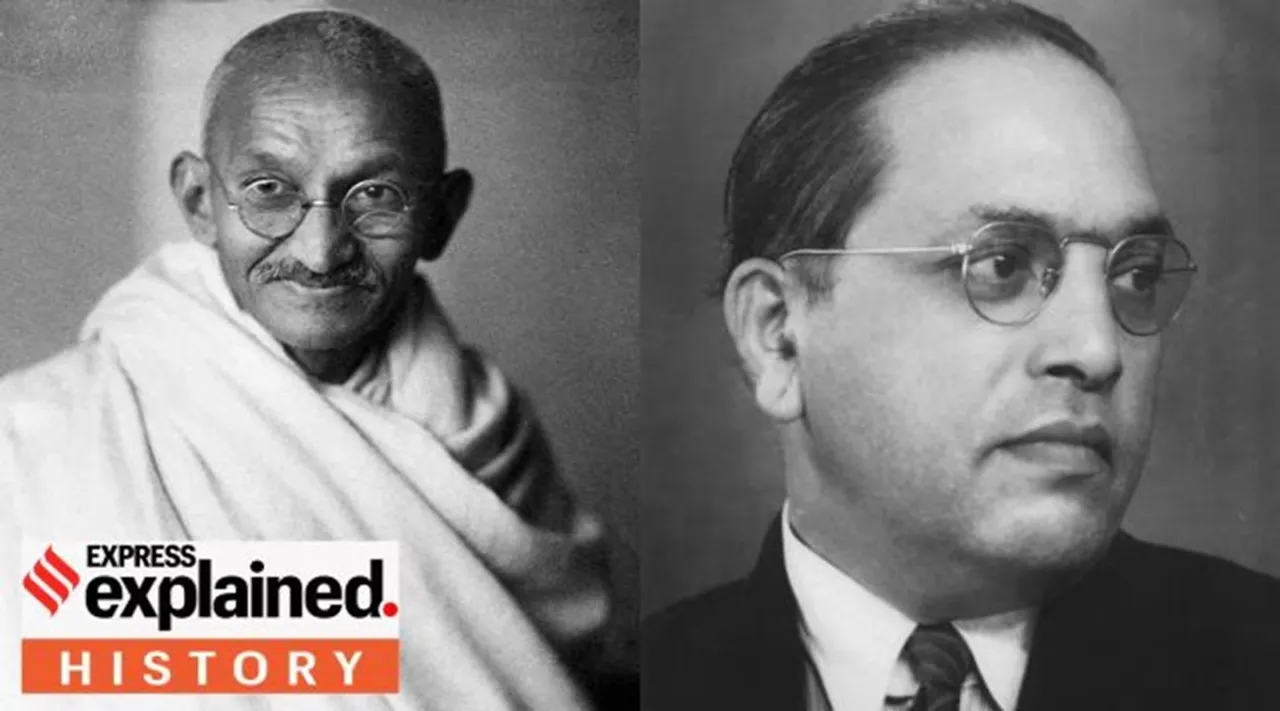 Ambedkar Gandhi 1