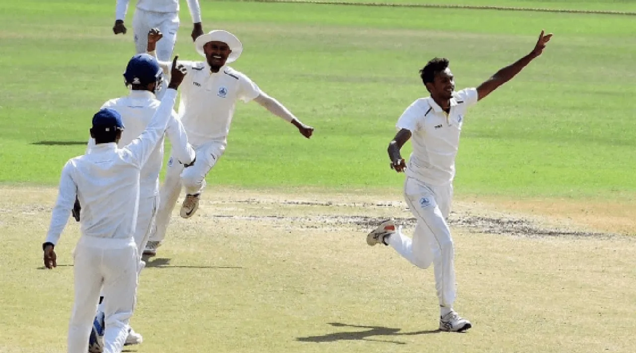 Rookie left arm spinner S Ajith Ram helps Tamil Nadu script innings win over Railways Ranji Trophy Tamil News