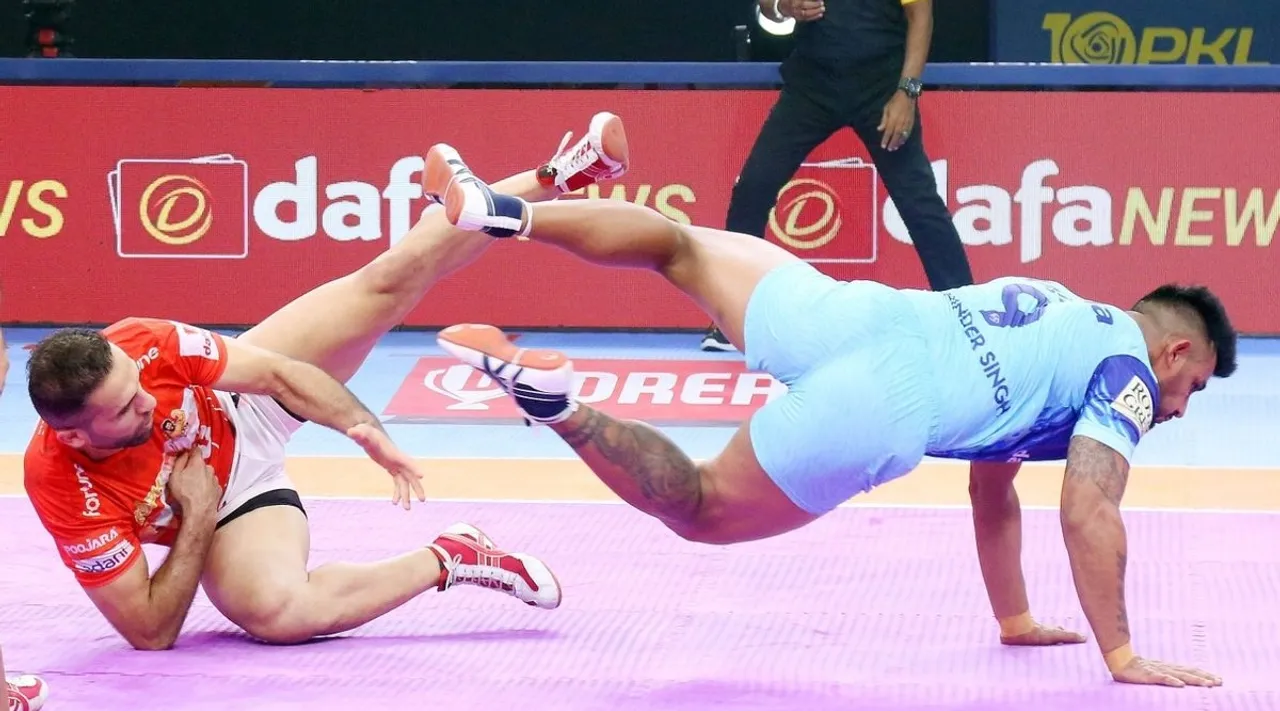 Bengal Warriors vs Gujarat Giants and Haryana Steelers vs UP Yoddhas PKL Season 10 match updates in tamil 