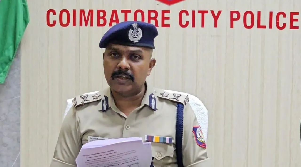 Coimbatore city police commissioner V Balakrishnan latest press meet Tamil News 
