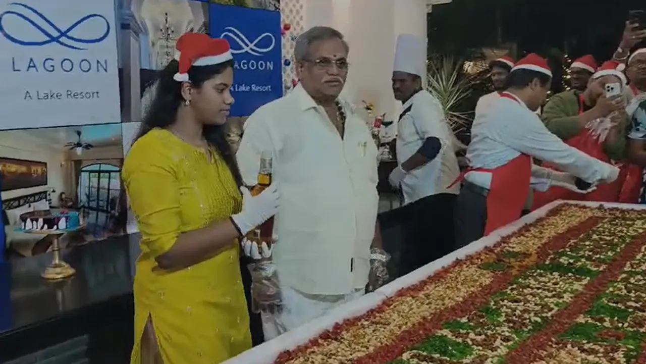 Christmas cake making in Puducherry