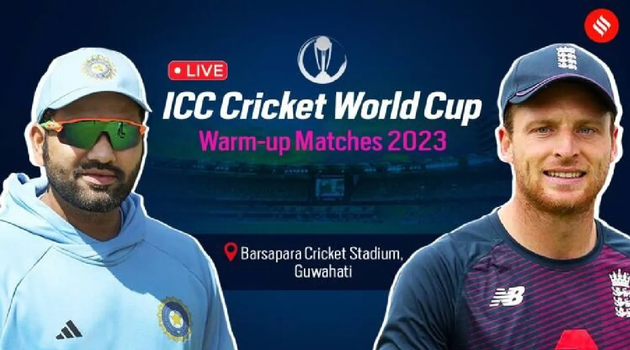  IND vs ENG Live Score, World Cup 2023 Warm-Up Match 