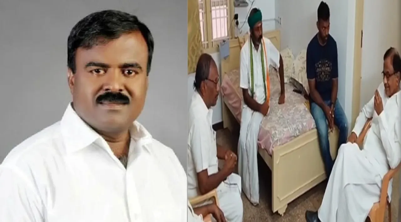 P Chidambaram meets died Nellai Congress leader Jayakumar Thanasingh brother selvaraj Tamil News 