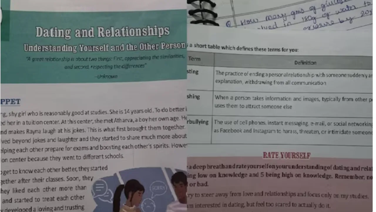  dating and relationships in Class 9 textbook
