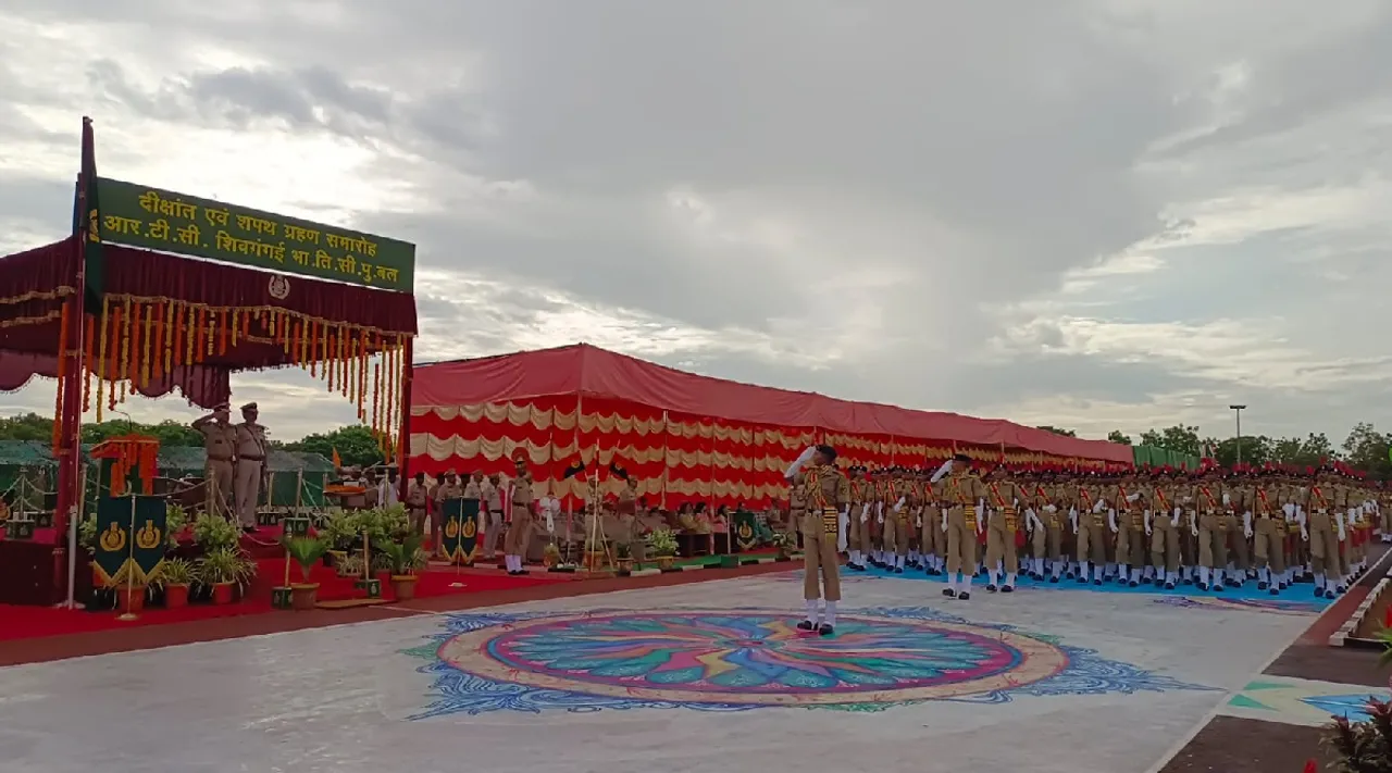 Sivaganga 1084 candidates pass out Indo Tibetan Border Police ITBP training centre Tamil News 