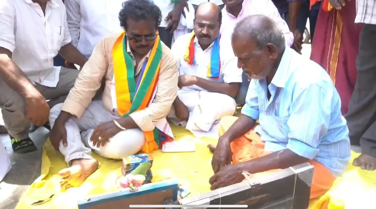   Anbumani Ramadoss condemned for arresting Parakeet fortune teller Thankar Bachan Cuddalore LS Polls candidate Tamil News 