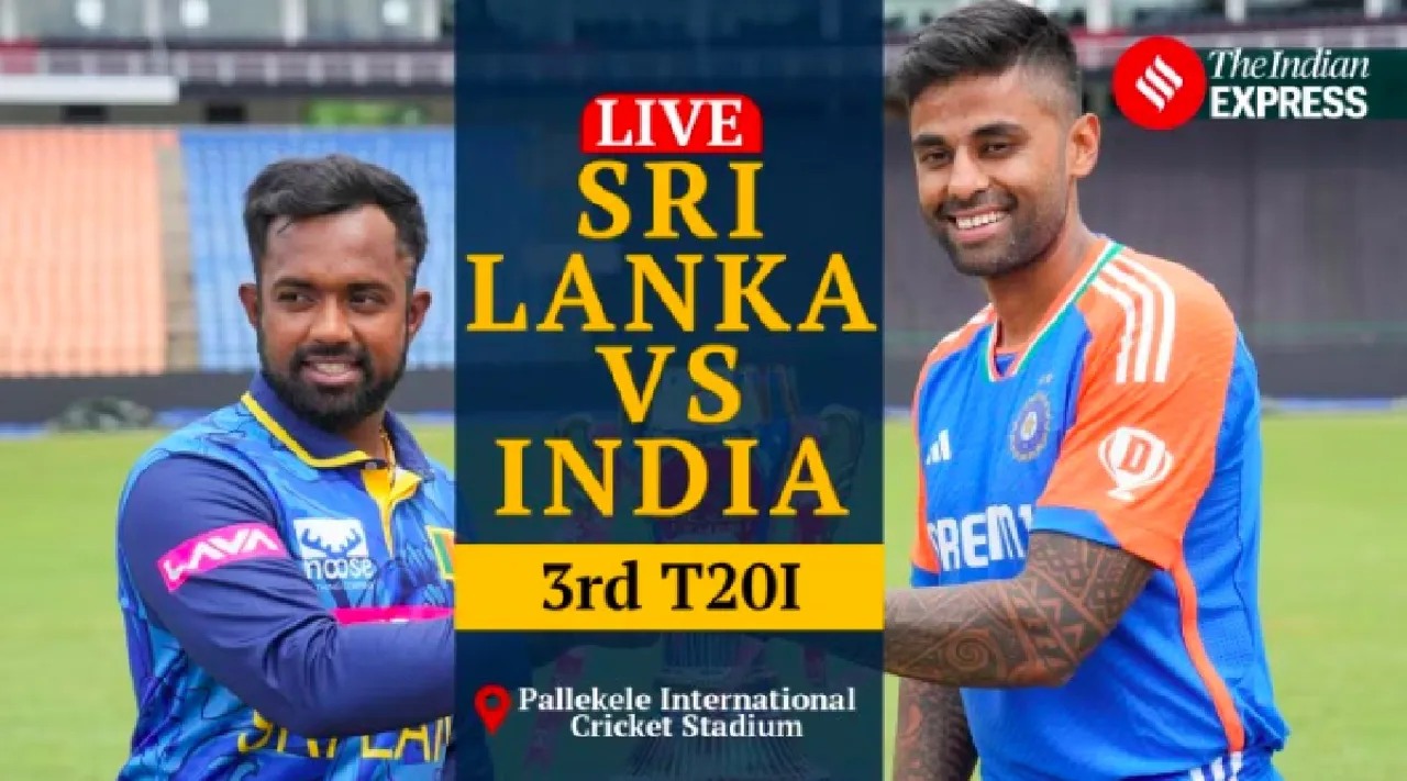 India vs Sri Lanka Live Score 3rd T20 match today IND vs SL latest scorecard updates Tamil News 