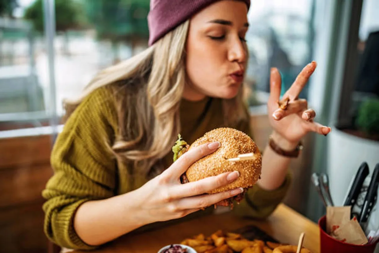 chewing food