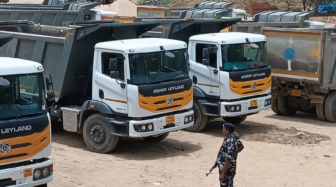  ED searches sand quarries in Trichy again Tamil News 