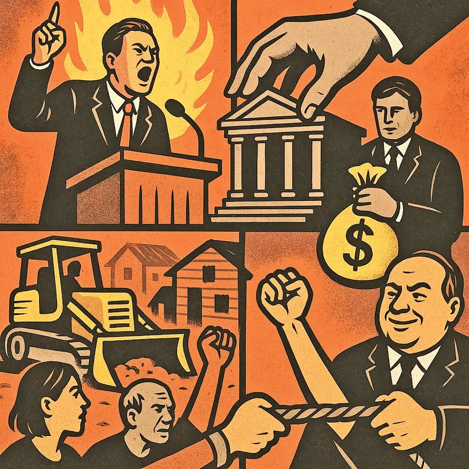 Tug of war democracy -1