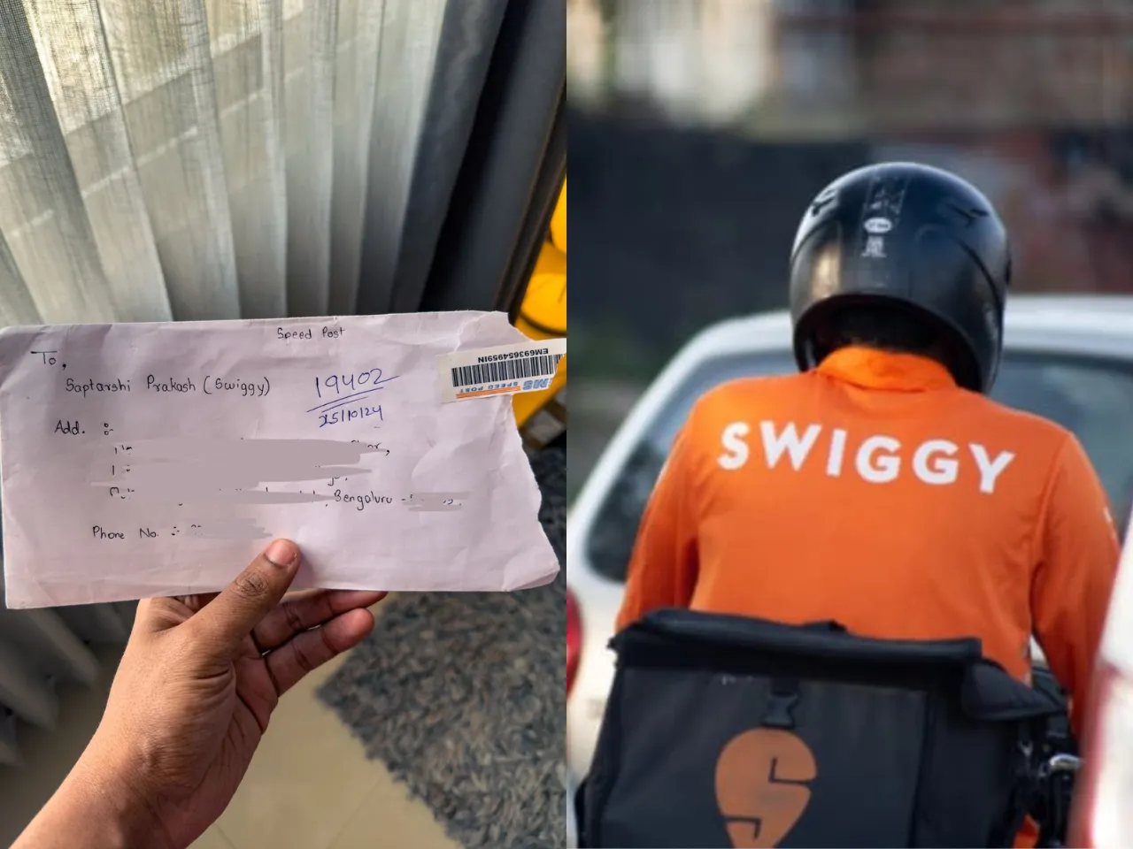 Swiggy executive receives 'unconventional' physical job application