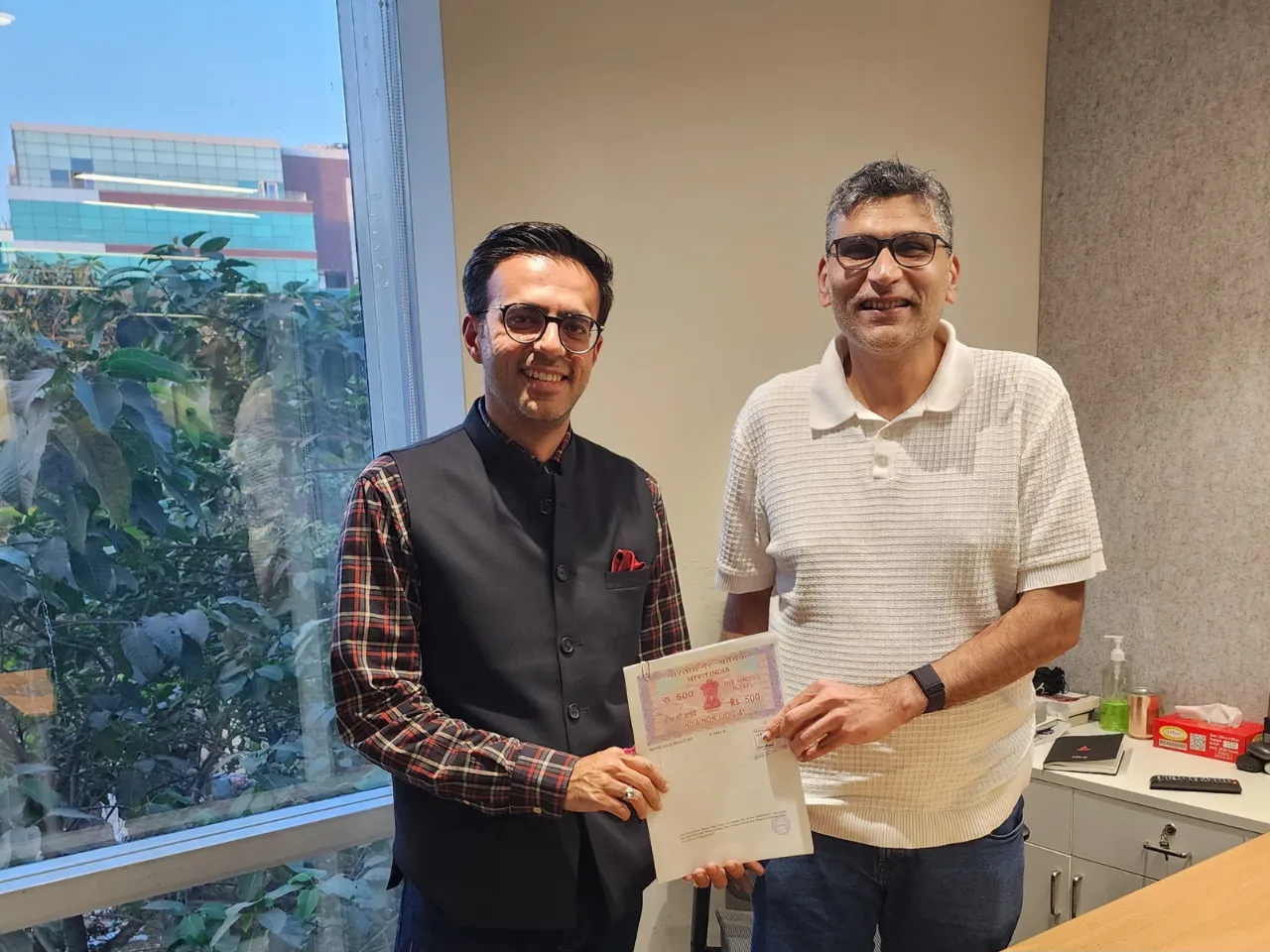 Ishaan Khanna, CEO of Antara Assisted Care Services and Sameer Mehta, Co-Founder & CEO of boAt 