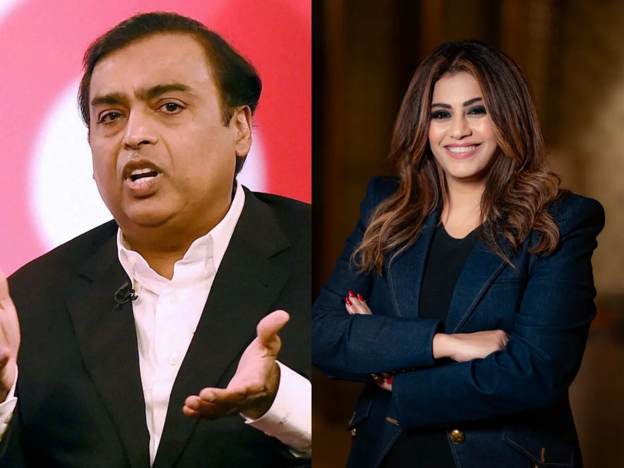 Mukesh Ambani and Gayatri Yadav