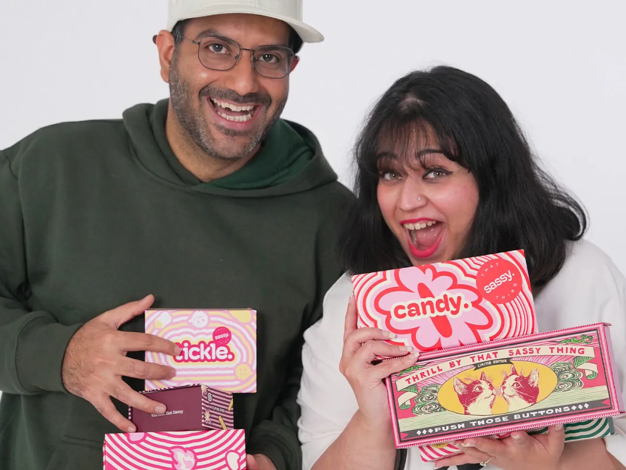 (L-R) Himanshu Bhalla and Sachee Malhotra, Co-Founders of That Sassy Thing