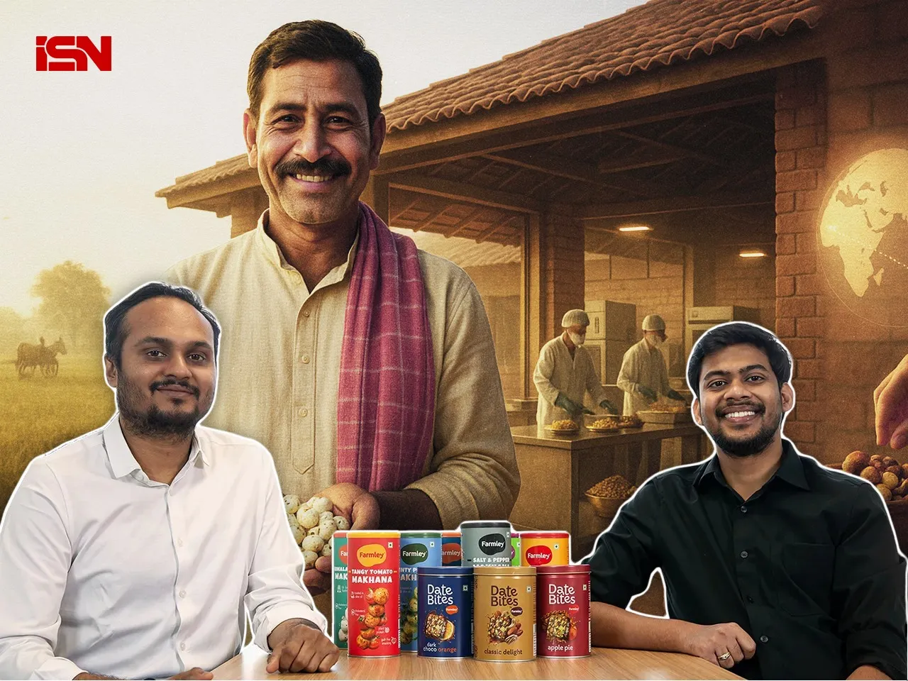 (L-R) Akash Sharma and Abhishek Agarwal, Co-founders, Farmley