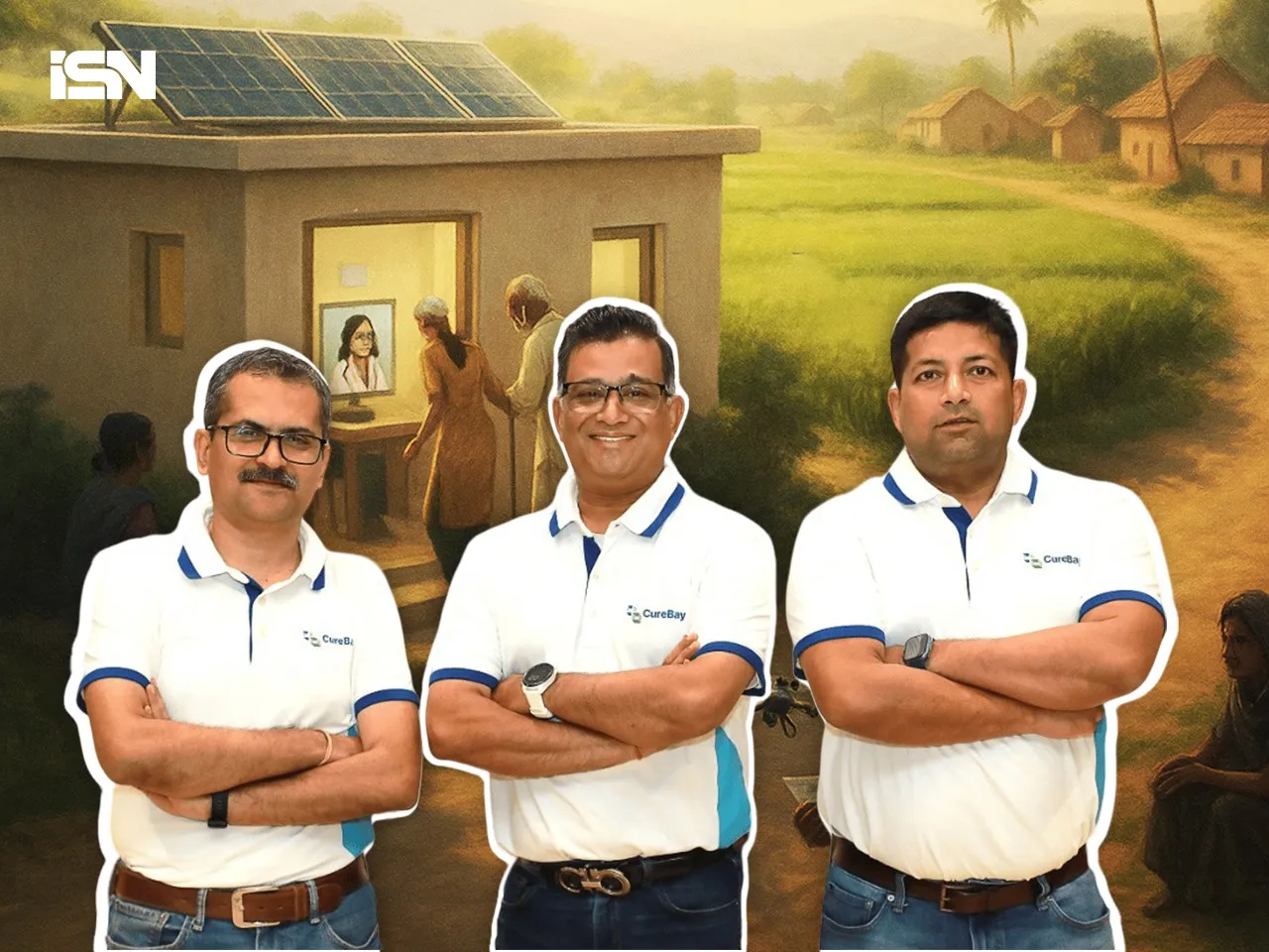 (L-R) Shobhan Mahapatra, Priyadarshi Mohapatra, Sanjay Swain, Co-founders, CureBay