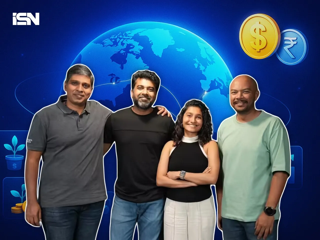 (L-R) Sai Sankar M, Ankur Choudhary, Savitri Bobde, Ayush Singh, Co-founders, Belong