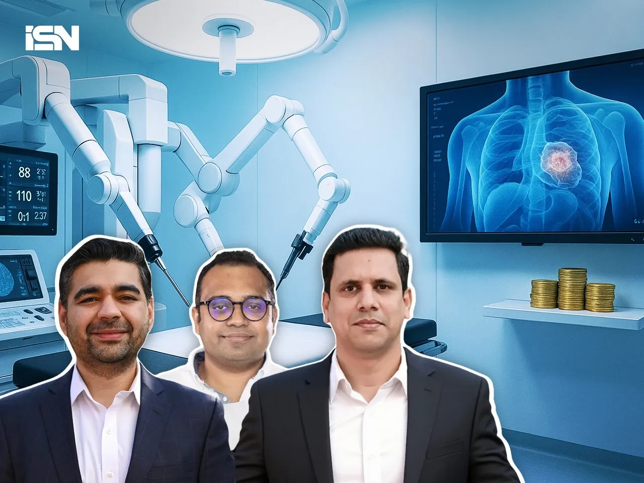 (L-R) Dr. Pankaj Jethwani (Managing Partner), Gaurav Porwal (Partner & COO), and Bhavesh Hemani (CFO)